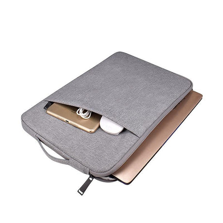 15.6 Inch Laptop Felt Sleeve Protective Case Carrying Bag - Grey
