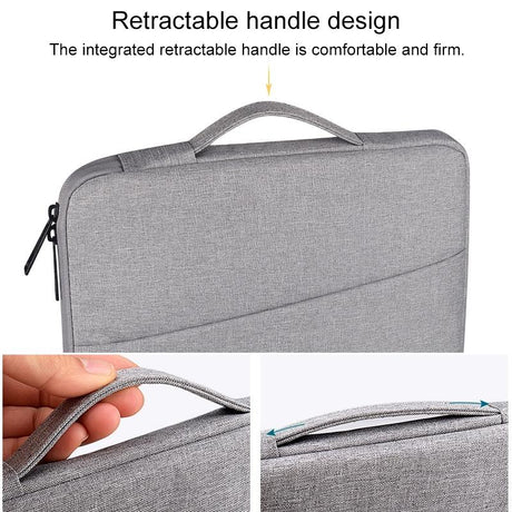 15.6 Inch Laptop Felt Sleeve Protective Case Carrying Bag - Grey
