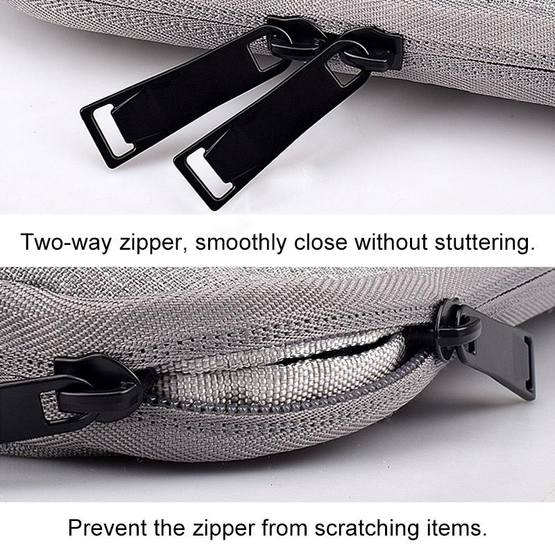 15.6 Inch Laptop Felt Sleeve Protective Case Carrying Bag - Grey