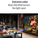 Mini Lcd Digital Projector - 2200 Lumens - Android - White / Black - 800X480