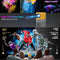 3000 Lumens Mini Projector With 100 Inch Screen - Grey Yellow