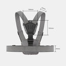 Adjustable Chest Strap with Mount and Screw - 6 In 1 360 Phone Clamp