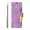 For Samsung Galaxy Z Fold4 5G Leather Dual Buckle Phone Case - Pink