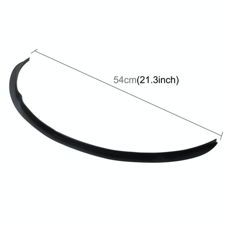 2 Pcs 45Cm Car Stickers Rubber Large Round Arc Strips Universal Fender Flares Wheel Eyebrow Decal Sticker Eyebrow Car-Covers Black Striped Round Arc Strips - 75 X 2Cm