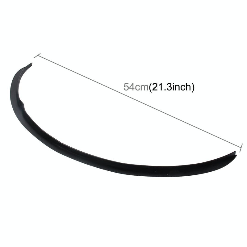 2 Pcs 45Cm Car Stickers Rubber Large Round Arc Strips Universal Fender Flares Wheel Eyebrow Decal Sticker Eyebrow Car-Covers Black Striped Round Arc Strips - 75 X 2Cm