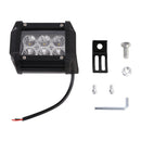 18W 6 Led White Light Floodlight Engineering Lamp / Waterproof Ip67 Suvs Light Dc 10 - 30V Black