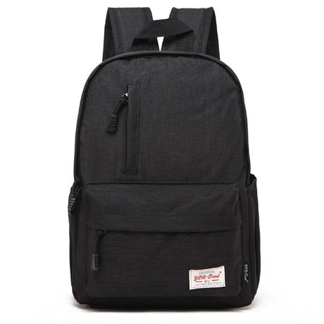 Multi-Function Canvas Laptop Backpack - Fits 15.6 Macbook Samsung Sony Dell Alienware Chuwi Asus Hp - 42X29X13Cm - Black