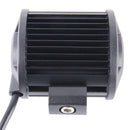 18W Cree 6 Led White Light Condenser Engineering Lamp / Waterproof Ip67 Suvs Light Dc 10 - 30V Black