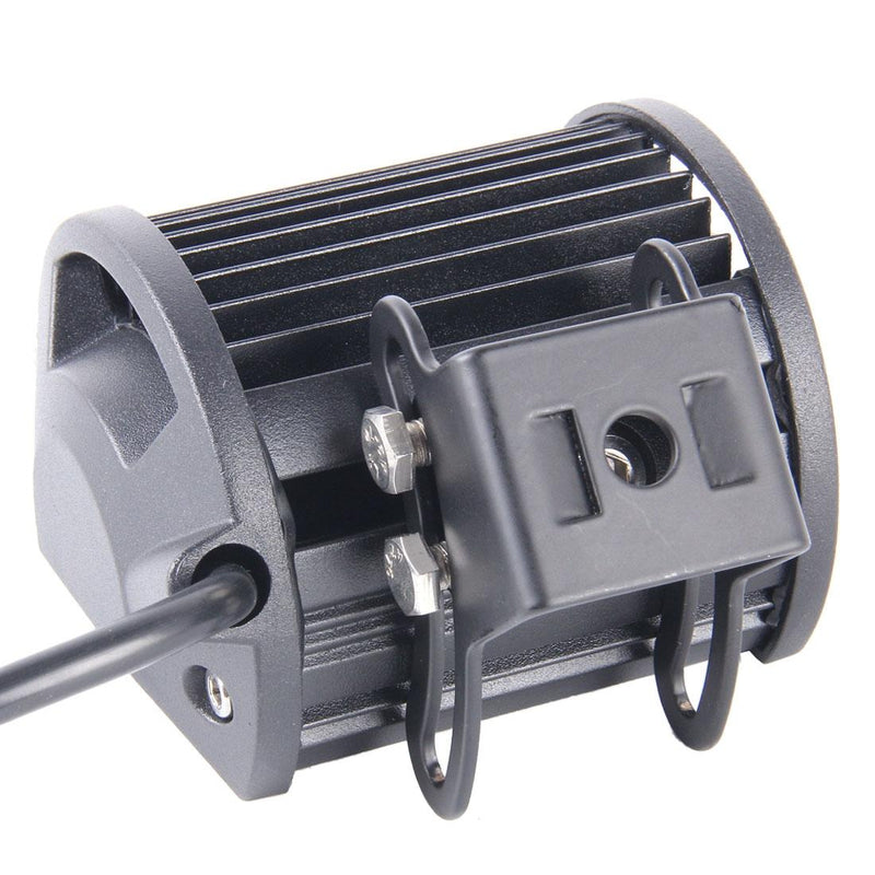 18W Cree 6 Led White Light Condenser Engineering Lamp / Waterproof Ip67 Suvs Light Dc 10 - 30V Black