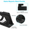 4 In 1 Wireless Charger Stand For Iphone Apple Watch Airpods Dual Phone Charging Black
