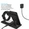 4 In 1 Wireless Charger Stand For Iphone Apple Watch Airpods Dual Phone Charging Black