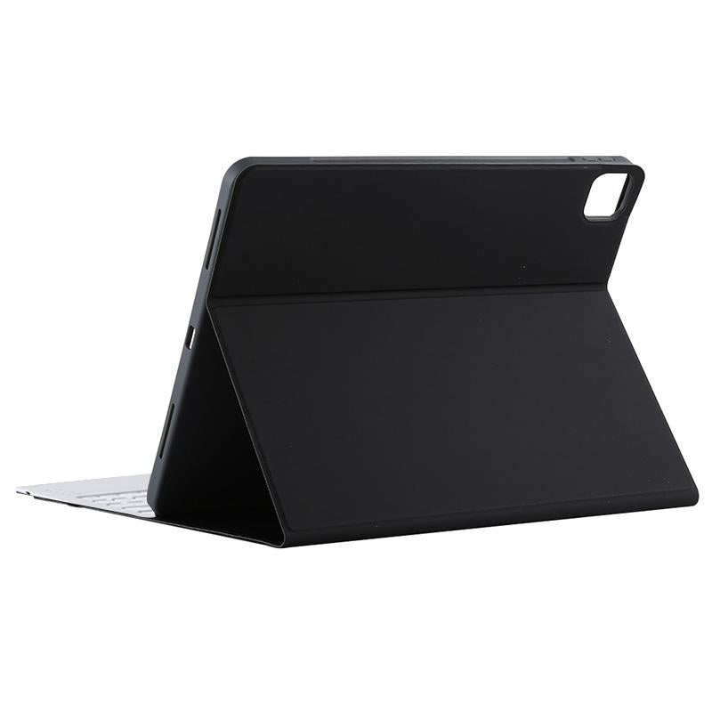 12.9 Ipad Pro 2020 Bluetooth Leather Case With Detachable Holder - Black