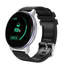 Waterproof Smart Bracelet With Colour Screen - Call Heart Bp Sleep Oxygen Monitoring - Black
