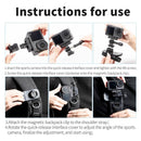 360 Degree Rotating Magnetic Backpack Clip Mount