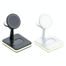 15W Wireless Fast Charger With 360° Rotating Holder - Black