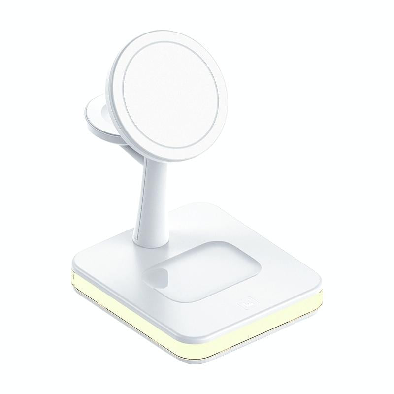 15W Wireless Fast Charger With 360° Rotating Holder - Black