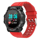 1.3 Inch Colour Round Screen Sport Smart Watch Support Heart Rate / Multi-Sports Mode - Black