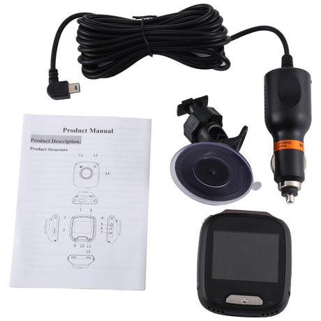 2.0 Lcd Mini Car Dvr Camera Recorder - 1080p Hd 170 Degree Wide Angle View