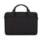 Expandable Laptop Bag - Waterproof Oxford Cloth Detachable Shoulder Strap - Black