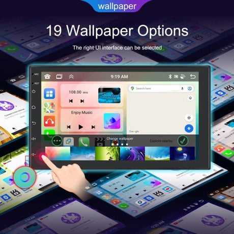 10.1 Inch Android 13.0 Carplay Navigation Monitor - Standard + Ahd Camera