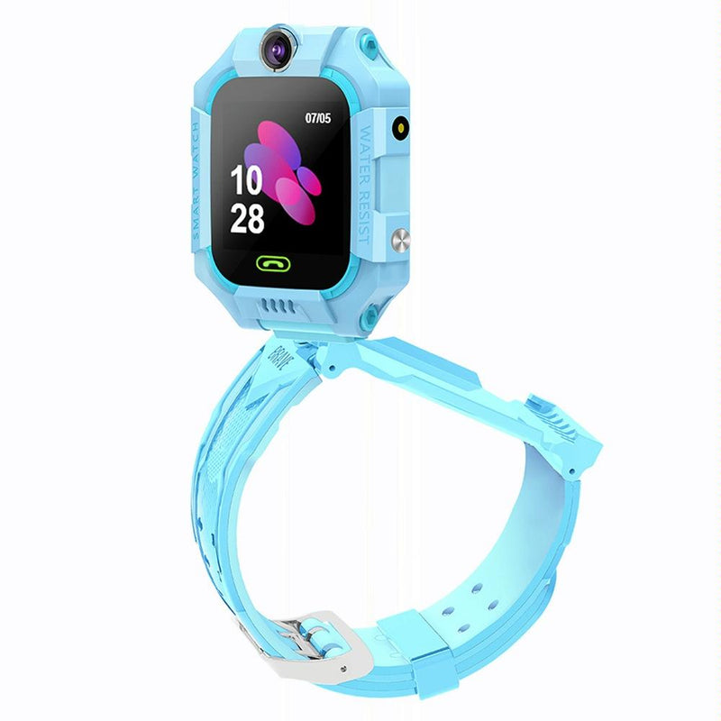 1.44 Inch 360-Degree Rotating Positioning Camera Smart Waterproof Children Calling Watch - Purple