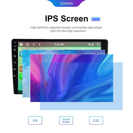 6 + 128G Android Car Bluetooth Player With Gps Navigation - Standard + Ahd Camera 7 Inch