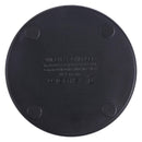 10W Plaid Pattern Round Wireless Charger - Black