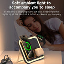 15W 3 In 1 Magnetic Led Makeup Mirror Charger - Pink