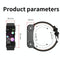 Bluetooth Headset Bracelet With Hr / Bp Monitoring & Temp. Measurement - Black