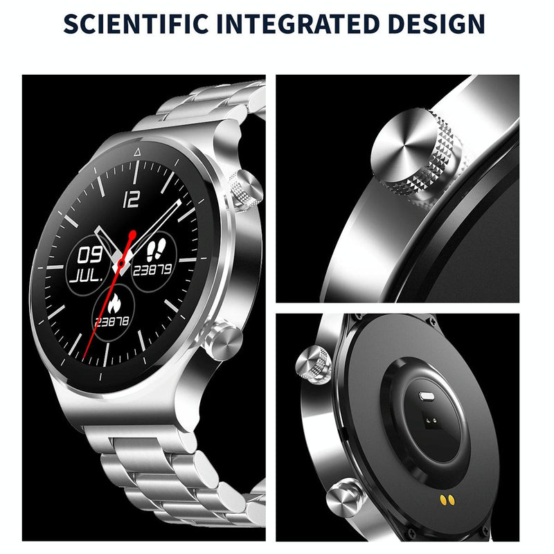 Ip67 1.28 Inch Touch Smart Watch Black - Black