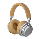 Retro Wireless Bluetooth Headset - Metal Head-mounted - Silver Black