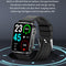 1.7 Inch Hd Square Screen Tpu Strap Smart Watch Supports Body Temperature Monitoring / Blood Oxygen Monitoring - Red