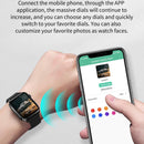 1.7 Inch Hd Square Screen Tpu Strap Smart Watch Supports Body Temperature Monitoring / Blood Oxygen Monitoring - Red
