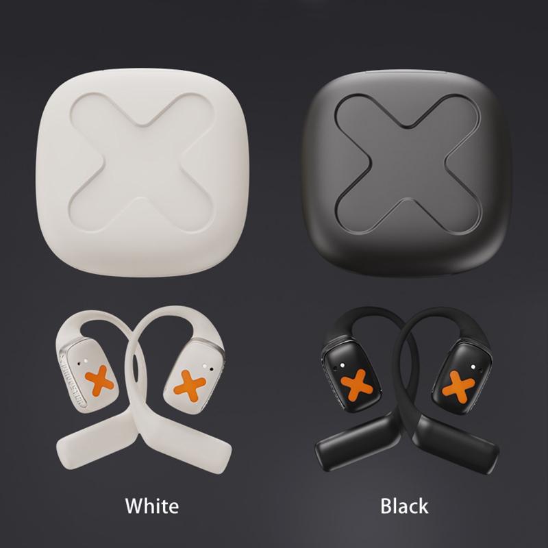 Wireless Earphones with App Control - Ear-mounted - Black