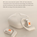Wireless Earphones with App Control - Ear-mounted - Black