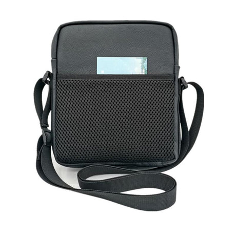 8 Leather Shoulder Mobile Phone Messenger Bag Casual Water Bottle Bag - Coffee