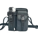 8 Leather Shoulder Mobile Phone Messenger Bag Casual Water Bottle Bag - Coffee