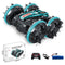 Amphibious Stunt Rc Car - Double-sided Rolling - 2.4g - Electric - Kids' Toy - Green