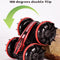 Amphibious Stunt Rc Car - Double-sided Rolling - 2.4g - Electric - Kids' Toy - Green