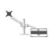 Adjustable Desktop Stand For 17-32 And 12-17 Monitors - Aluminum - Silver