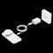 3 In 1 Magnetic Wireless Charging Dock For Apple Devices - White