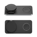3 In 1 Magnetic Wireless Charging Dock For Apple Devices - White