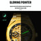 Men Automatic Mechanical Watch with Luminous Dial and Steel Band - Silver Belt White Face