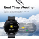 Waterproof Silicone Smartwatch With Colour Display - Silver