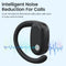 Wireless Single Ear Bluetooth Earphone - Hanging Ear Design - White