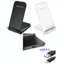 15W Wireless Desktop Charger With Fast Charging - White