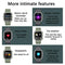 1.8 Inch Heart Rate Blood Pressure Monitoring Smart Calling Watch - Green