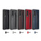For Samsung Galaxy Z Fold4 5G Litchi Texture Hinge Case - Grey