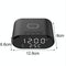 15W Wireless Charger With Mirror & Clock - White