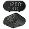 15W Wireless Charger With Mirror & Clock - White